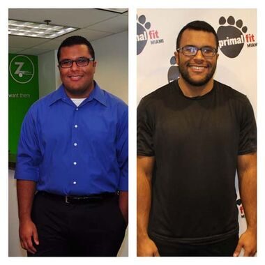 Primal Fit Miami client transformation